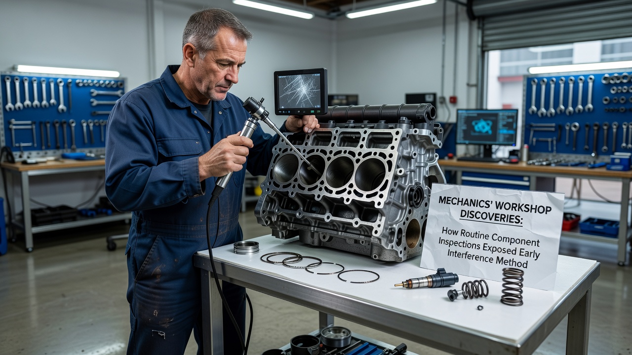 Technicians performing detailed calibration checks on gaming equipment sensors and mechanical parts